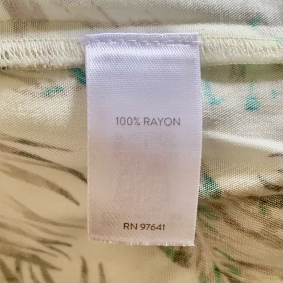 🌴J Jill - NWT Tank Top with Tropical Pattern - Size 3x - Picture 12 of 12